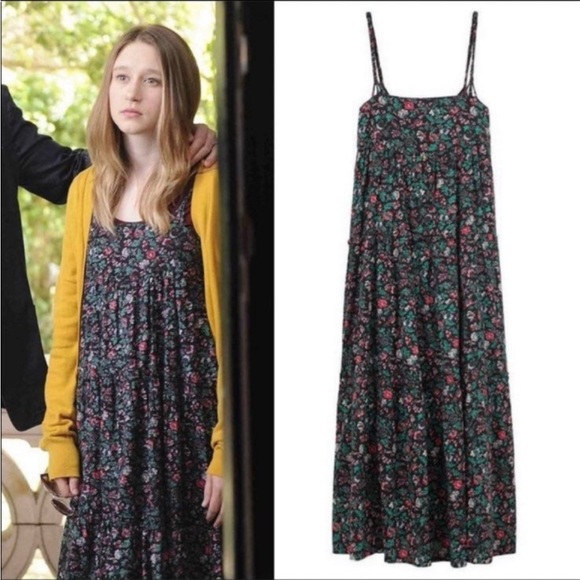 ASO Violet Harmon APC Madras Tired Floral Dress! - Picture 2 of 8